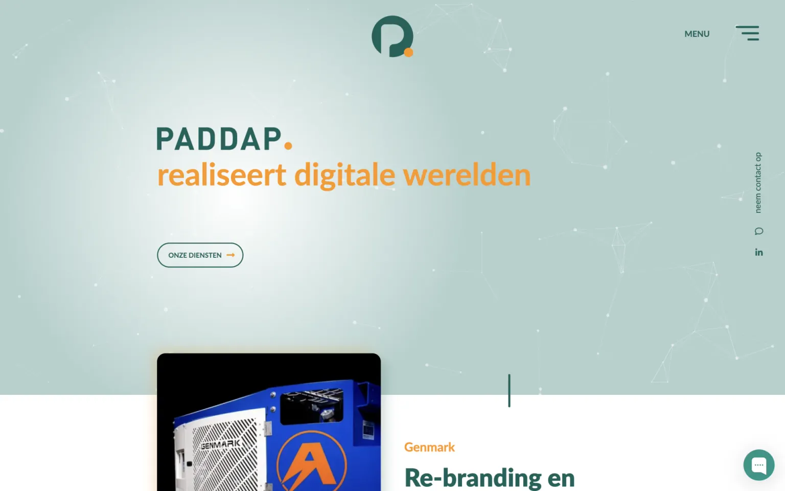 PADDAP - Digital agency website