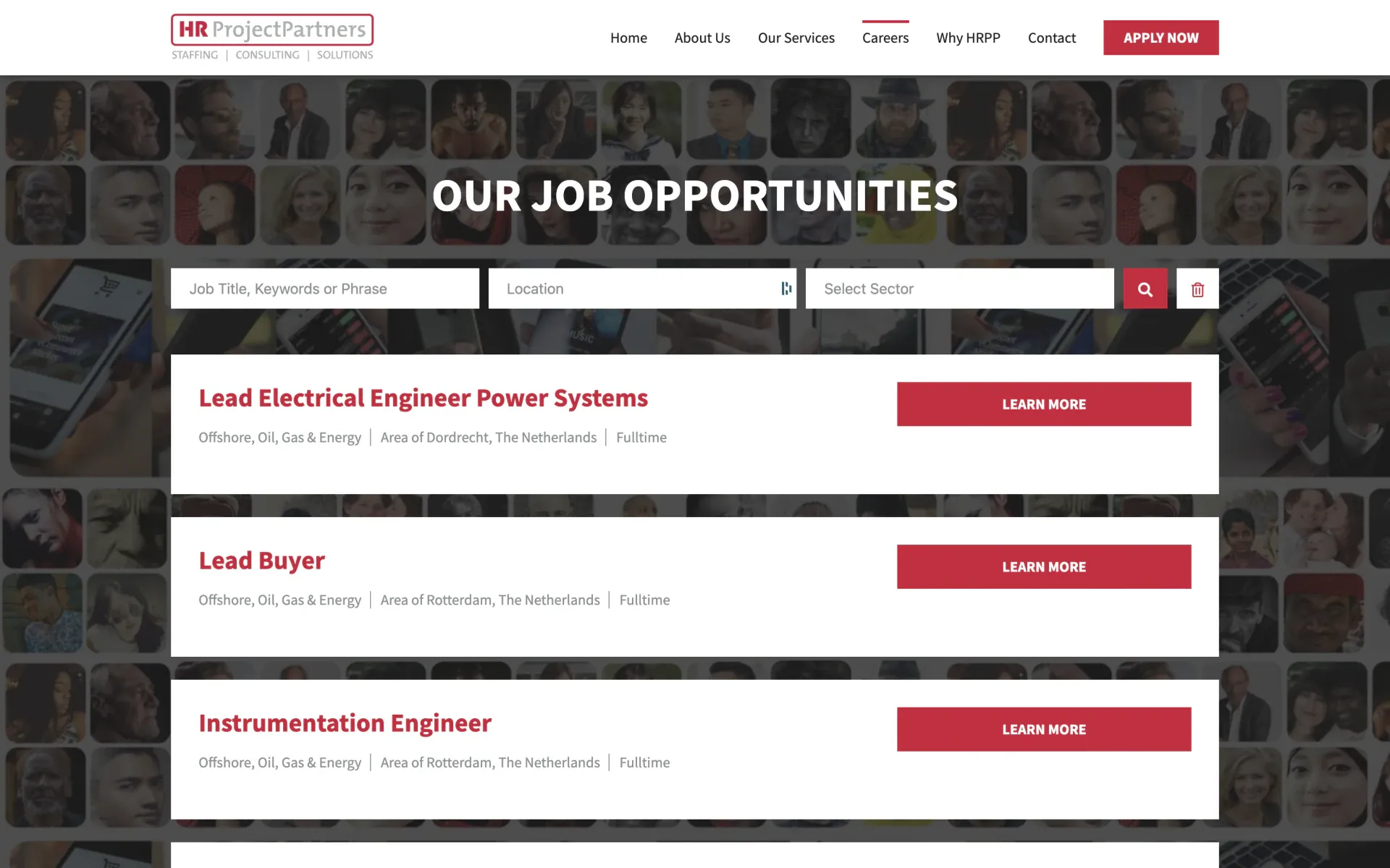 HR ProjectPartners desktop page 3